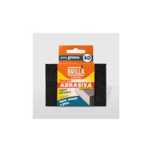 Spugna abrasiva strong grana 40 – 100% etilene vinile acetato – La Briantina
