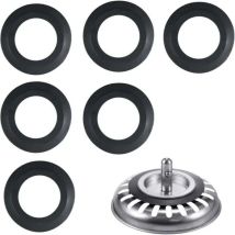 Spülbeckendichtungen, 6er-pack, Außendurchmesser 54 Mm, Innendurchmesser 32 Mm, Elastomer-ablaufgarnituren, Küche, Badewanne, Spüle
