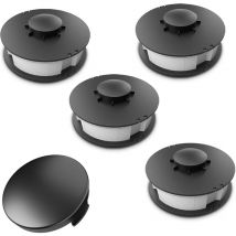 Gartenteile - Spulen Set und Haube passend für Gardenline Trimmer glr glt 450 451 452 453 454 455 456 457 458 459