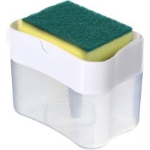 Spülmittelspender – 2-in-1 Spülmittelspender für die Küche – Spülmittelspender, Arbeitsplatten-Organizer für Küchenspüle (weiß)