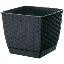 Square Ratolla MOTED 1,5 L., Dimensions (mm) 145x145x126, couleur anthracite
