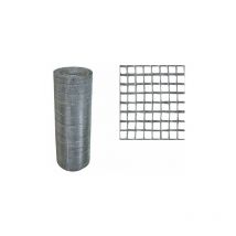 Square Canvas -Netzwerk für verzinkte Stahlzaunrolle 20 Meter. nebraska - 2x2 mm.