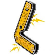 Square Magnetic Angle - Internal/External Magnet - Fixed Angle - 90° (30°, 60°) - Pull Force: 40 lbs - Powerful Hand Tool