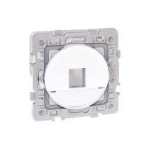 Cadre support pour noyau RJ45 format KEYSTONE - Blanc - SQUARE RENO