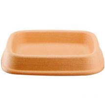 Square Saucer Zeus Impraneta di Martino - 25x25 cm per vaso Ø30 cm