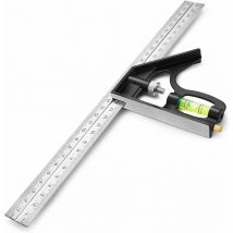 Alwaysh - Square Scribing Rulers Measuring Tools,300mm Combination Square,Stainless Steel Combination Angle Ruler with Zinc Alloy Right Angle
