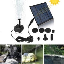 Square solar fountain MJ9ELO101C