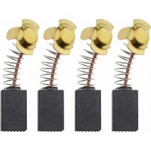 Tonchean Balai charbon,SR 2 Paires Balais de Charbon Moteur Rechange de Perceuse Filaire Compatibles avec Titan TTB653SDS 1500w sds Plus, 6x10x16mm