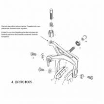 Sram - Brake Centre Nut Set Rival/Force (12, 16, 20, 30mm) - BRRS1005
