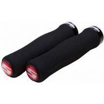 SRAM Locking Grips Contour Foam 129mm Black with Single Black Clamp and End Plug - HGS6806