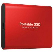 SSD mobile, extension et mise à niveau SSD mobile 2 To SSD portable, rouge, 2 To