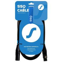Ssq Dmx5 Ss-1841 Câble Xlr Mâle - Xlr Femelle 5 M Noir
