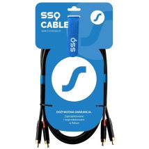 Ssq Rcarca2 Ss-1432 Cable 2x Rca - 2x Rca 2 M Noir