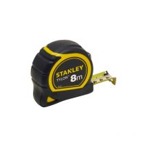 Stanley - Me'tre ruban Tylon 8 mtl en abs antichoc Me'tre ruban 25 mm avec arret et retour automatique