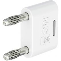 KS-4N-19 Verbindungsstecker Weiß Stift-Ø: 4 mm Stiftabstand: 19 mm 1 St. - Stäubli