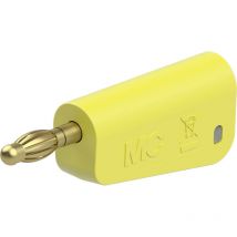 Stäubli - LQ-4A-30 Laborstecker Stecker Stift-Ø: 4 mm Gelb 1 St.