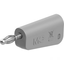 LQ-4N-30 Laborstecker Stecker Stift-Ø: 4 mm Grau 1 St. - Stäubli
