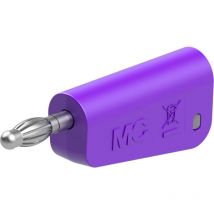 LQ-4N-39 Laborstecker Stecker Stift-Ø: 4 mm Violett 1 St. - Stäubli