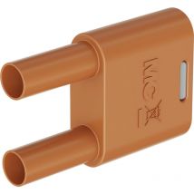 SKS2-4N-19 Verbindungsstecker Orange Stift-Ø: 4 mm Stiftabstand: 19 mm 1 St. - Stäubli