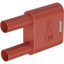 SKS2-4N-19 Verbindungsstecker Rot Stift-Ø: 4 mm Stiftabstand: 19 mm 1 St. - Stäubli