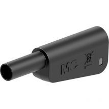 Stäubli - Slq-4n-46 Sicherheits-lamellenstecker Stecker Stift-ø: 4 Mm Schwarz 1 St.