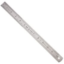 Rabone - Stanley 64R 2 Sided Rustless Rule 300mm 12in STA035401 0-35-401 Metric Imperial