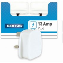 White Plug 13 Amp - Status