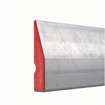 Stabila – 07829 – 100 cm Stuckateur-Lineal aus Aluminium – 18 mm x 97 mm – Ideal zum Glätten von Putz