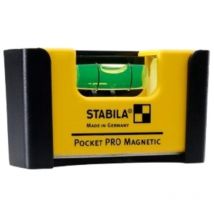 Stabila Wasserwaage Pocket pro Magnetic, 7 cm Seltenerd-Magnetsystem