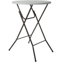 Perel - klapptisch - rund - ø 80 x 110 cm