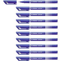 Stabilo STABILO SENSOR finer Pen 0.3mm Line Blue (Pack 10)