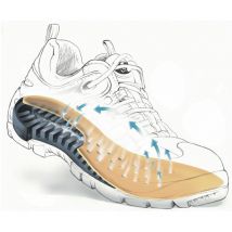 Sicherheitsschuh EN20345 Gr. 46 S1 esd 3112A Microfiber/Textilien blau Bioair - Stabilus