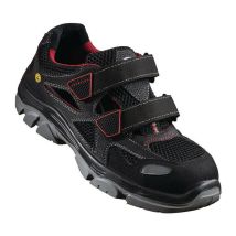Sandalo di sicurezza thilo air taglia 40 nero/rosso tessuto/materiale a rete