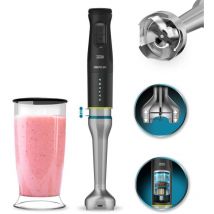 Cecotec Stabmixer Katana 15 TotalDestroy – 1500 W – 21 Geschwindigkeitsstufen – BPA-freier Messbecher 800 ml – Spritzschutzhaube Bellshield