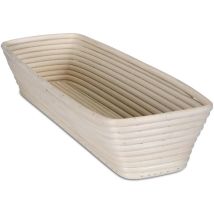 Städter Cestino Di Prova Rettangolo In Rattan 38,5x13,5 Cm H 6,5 Cm