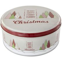 Städter Lata De Galletas Yummy Christmas Lata Redonda De Colores 22 X 9,5 Cm