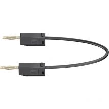 LK205 Messleitung Lamellenstecker 2 mm Lamellenstecker 2 mm 7.50 cm Schwarz 1 St. - Stäubli
