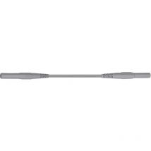 XMF-419 Sicherheits-Messleitung Lamellenstecker 4 mm Lamellenstecker 4 mm 2.00 m Grau 1 St. - Stäubli