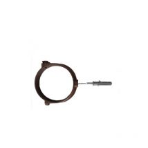 Staffa collare pvc DIAM.100 mm con tassello gronda grondaia effetto ramato First