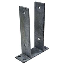 Staffa Di Fissaggio In Acciaio A Forma Di U Naturale, Altezza 12 X Larghezza 7 X Profondità 6 Cm Into The Green