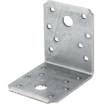 849450 Squadretta di giunzione zincata con procedimento Sendzimir 70 x 70 x 55 mm Set da 50 - Alberts