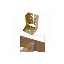 Staffa scarpa supporto x travi legno ali interne 80X120mm acciaio tropicalizzato