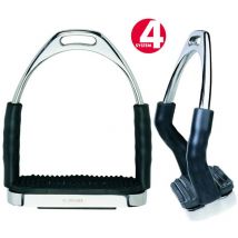 Staffa snodata in acciaio inox Herm Sprenger 4 system con pedane: 11 cm