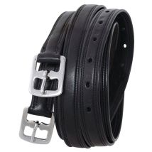 Staffili in cuoio sintetico con cucitura rinforzata: 145 cm, nero