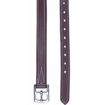 Staffili Inglesi In Cuoio Morbido Con Rinforzo Elastico E Fibbie Inox Modello Flexi: 105, Marrone 2400