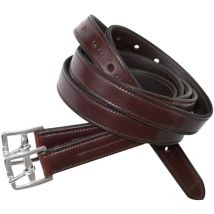 Staffili resistenti in cuoio italiano con anima interna in nylon: 135 cm, marrone