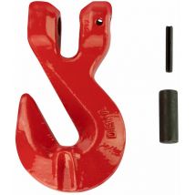 Stahl Parallelhaken für Forstkette Rückekette 7/8mm rot Güteklasse 8