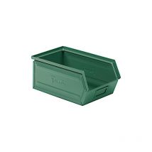 Stahlbehälter mm B=200 T=350 H=145 Gr.3A2 Grün Ral6011