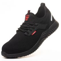 Stahlkappenschuhe, passend für internationale Größen 270 44, leichte, unzerstörbare Arbeits-Sneaker für Herren und Damen, pannensichere, bequeme