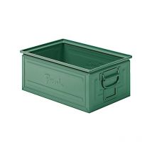 Stahlkasten mm B=450T=300H=200 Gr.272-4 Grün Ral6011